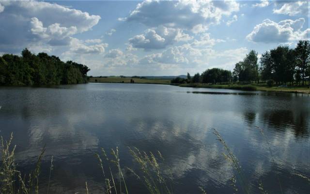 Lake in Łagiewniki