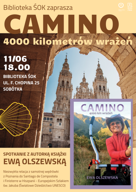"Camino, 4000 km of impressions" - about Ewa Olszewska's ROUTE from Poznań to Santiago de Compostella/Finisterre