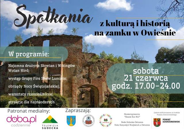 Meetings with culture and history at the castle in Owiesno