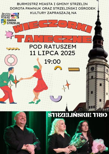 Taneczne wieczorki pod Ratuszem w Strzelinie 