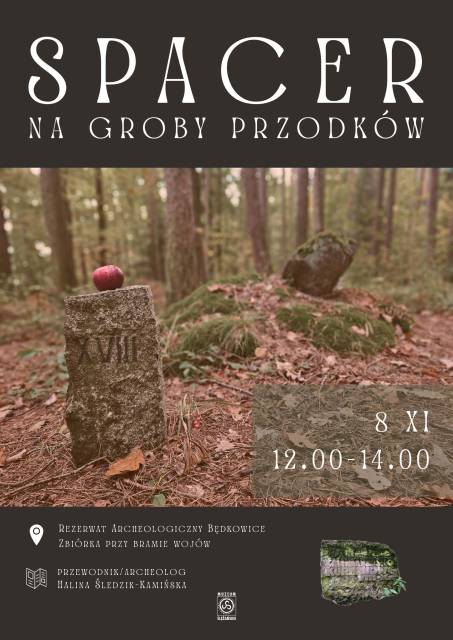 Listopadowy spacer archeologiczny na groby przodków