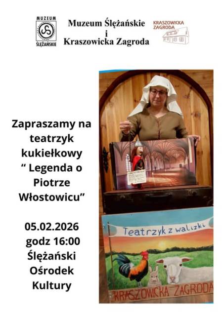 Teatrzyk kukiełkowy z walizki „Legenda o Piotrze Włostowicu" 