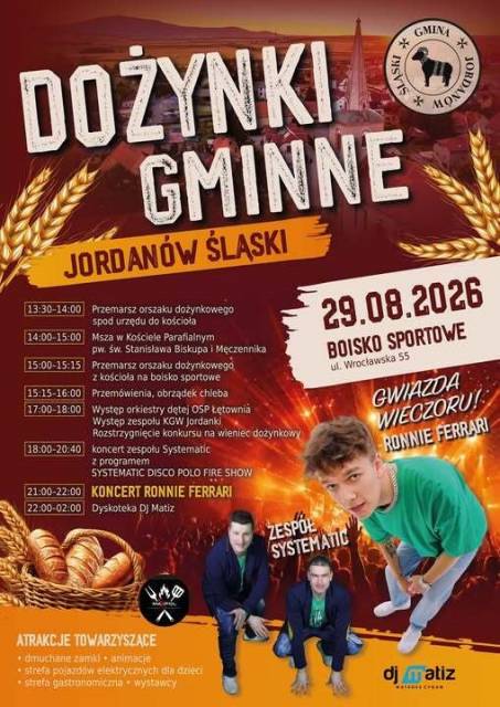 Dożynki Gminne w Jordanowie Śląskim